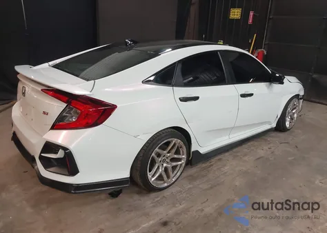 2020 Honda Civic Si Sedan from USA, damaged, VIN 2HGFC1E53LH705680